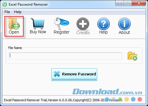 Vodusoft Excel Password Remover 