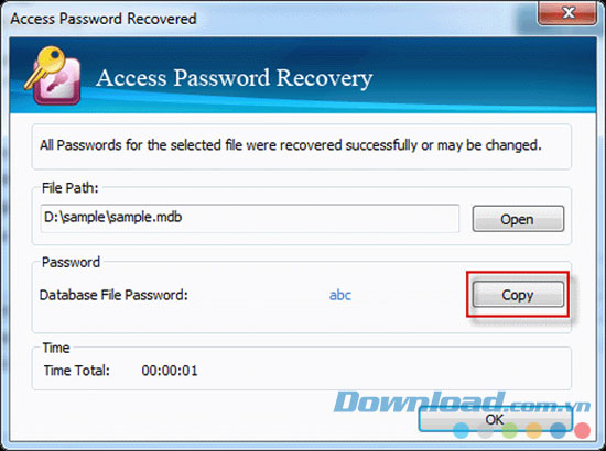 Vodusoft Access Password Recovery 