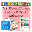 MS Word Change Color Of Text Software