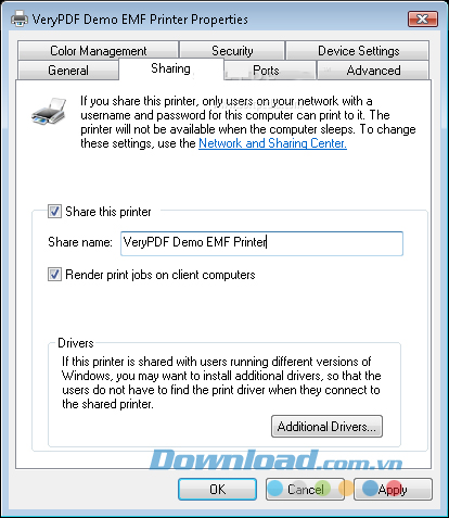 Mini EMF Printer Driver