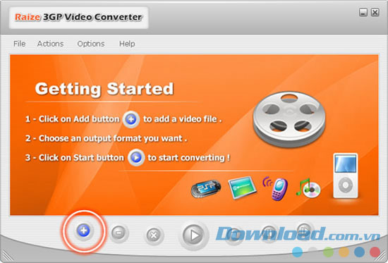 Raize 3GP Video Converter