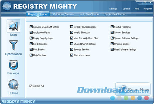 Registry Mighty
