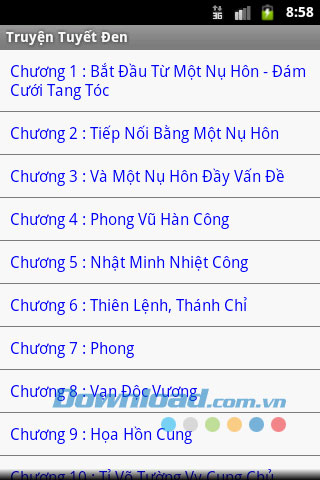Truyện Tuyết Đen for Android