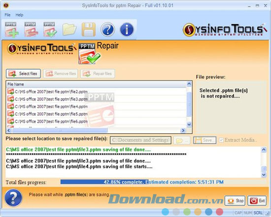 SysInfoTools MS PowerPoint Pptm File Repair