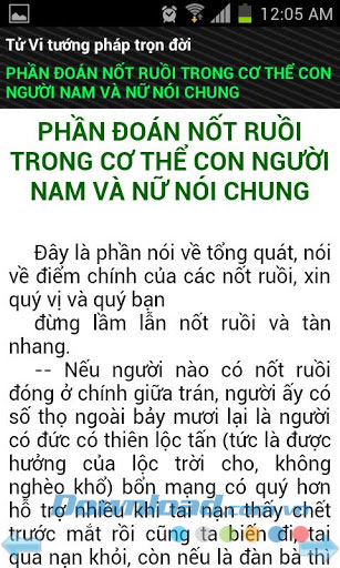 Tử vi Tướng pháp trọn đời for Android