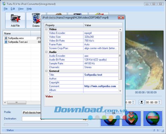 Tutu FLV to iPod Converter