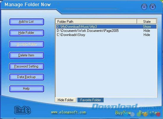 Manage Folder Now