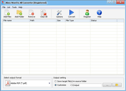 Abex Word to All Converter