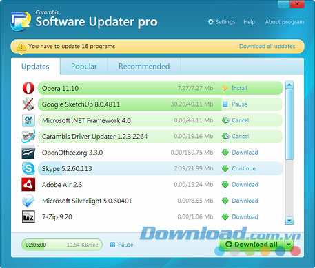 Carambis Software Updater Pro