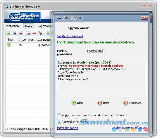 SpyShelter Firewall