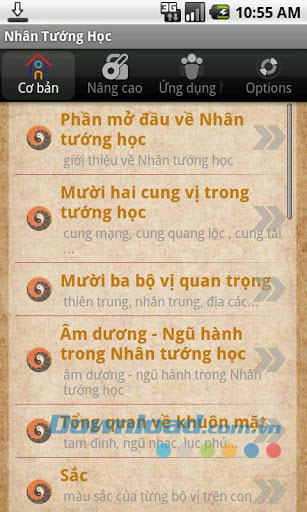 Nhân tướng học for Android