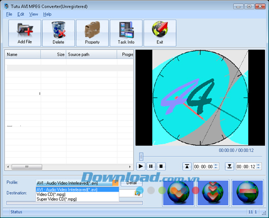 Tutu AVI MPEG Converter