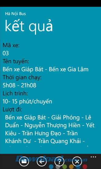 Hà Nội Bus for Windows Phone