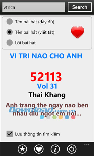 KaraSearch for Windows Phone