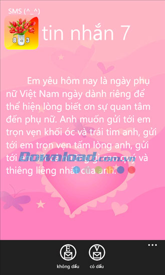 SMS for Windows Phone
