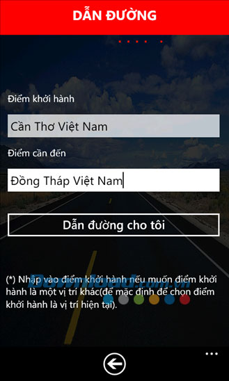 Tìm địa điểm for Windows Phone