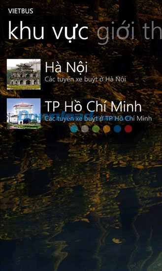 VietBus for Windows Phone