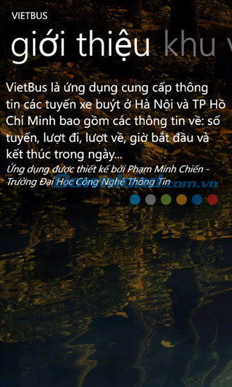 VietBus for Windows Phone