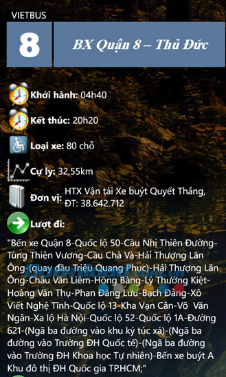 VietBus for Windows Phone