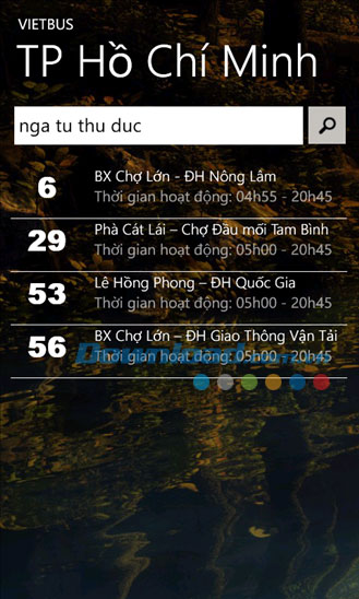 VietBus for Windows Phone
