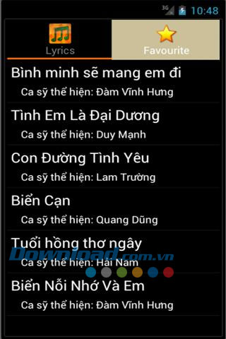 Xem lời bài hát Offline for Android