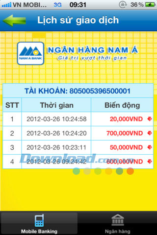NamABank for iOS