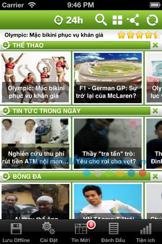 Tin 24H for iOS