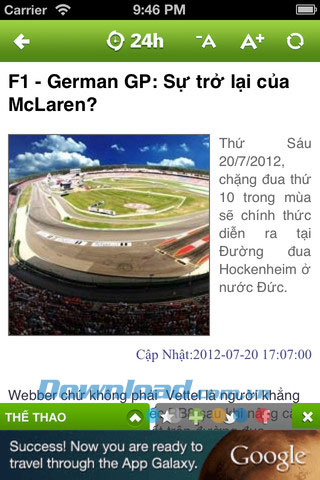 Tin 24H for iOS