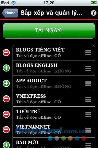 Tin nóng for iOS
