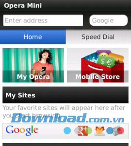 Opera Mini for BlackBerry