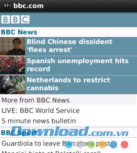 Opera Mini for BlackBerry