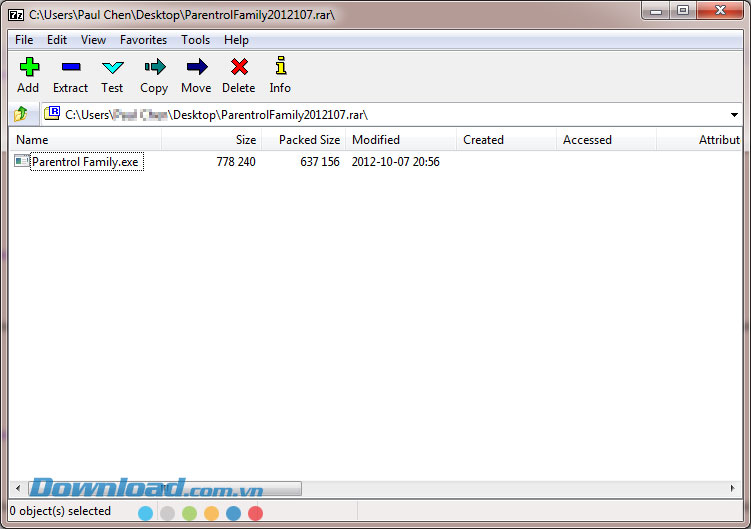 Cài đặt Parentrol Lite Edition