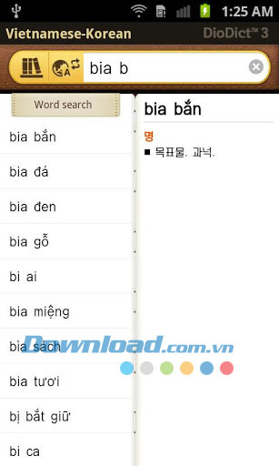 Vietnamese - Korean Dictionary for Android