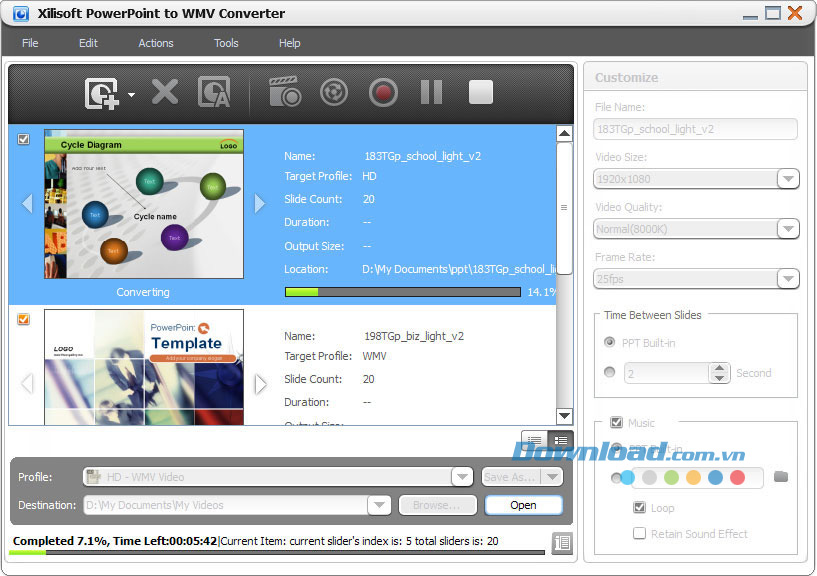 Xilisoft PowerPoint to WMV Converter