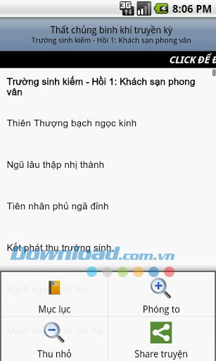 That chung binh khi truyen ky for Android