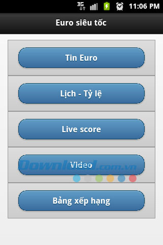 Euro 2012 siêu tốc for Android