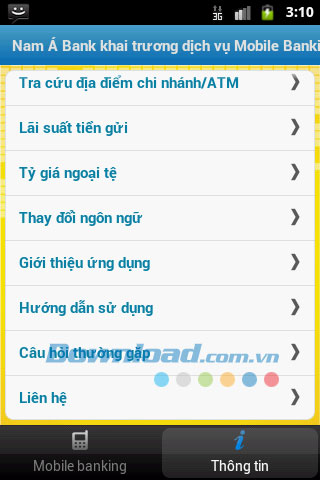 Nam A Mobile Banking for Android