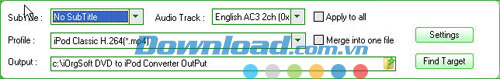 iOrgsoft DVD to iTunes Converter 