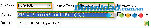 iOrgSoft DVD sang 3GP Converter