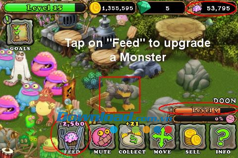 Nâng cấp quái vật My Singing Monsters for iOS