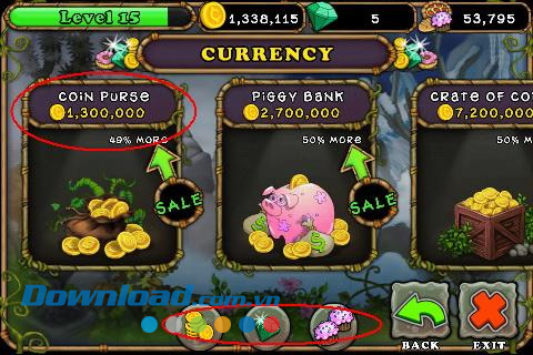 Tiền xu vàng My Singing Monsters for iOS