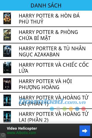Harry Potter trọn bộ for Android