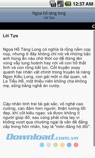 Ngọa hổ tàng long for Android