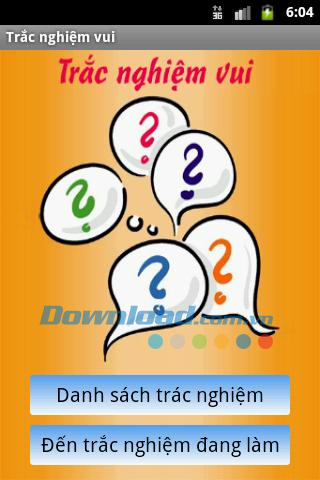 Trắc nghiệm tình cảm for Android