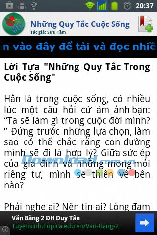 Những quy tắc sống for Android