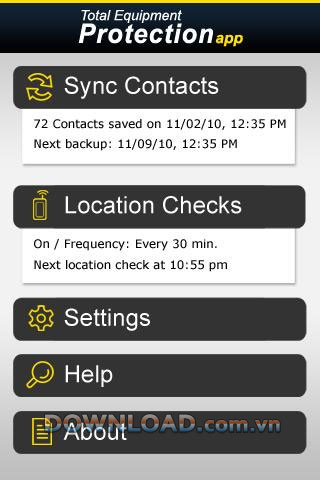 Total Equipment Protection App for Android