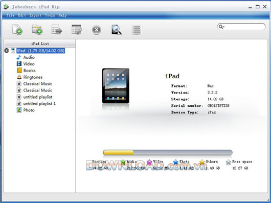 Joboshare iPad Rip