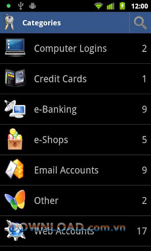 aWallet Password Manager for Android