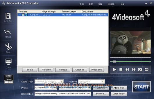 4Videosoft M2TS Converter