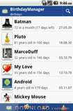 Birthday Manager for Android
